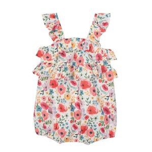 Mabel + Honey - Dancing Petals Baby Romper